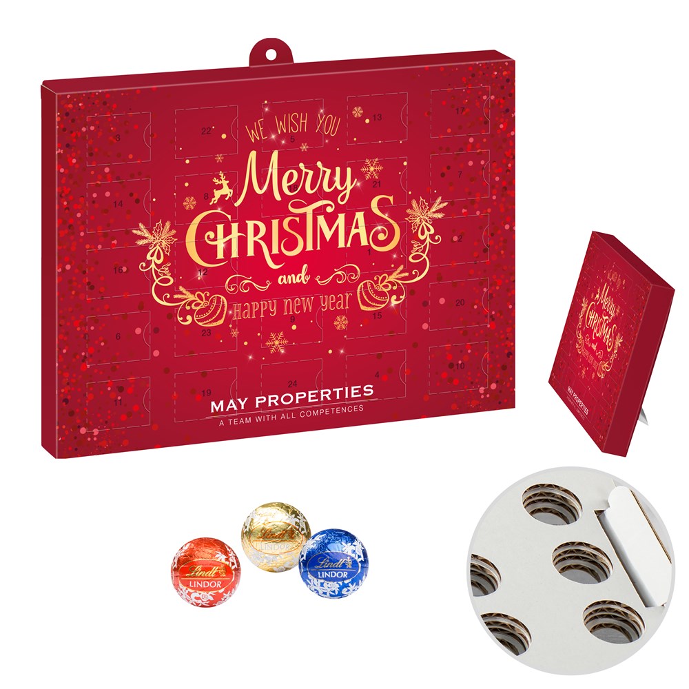 Lindt Praliné Adventskalender - Papier