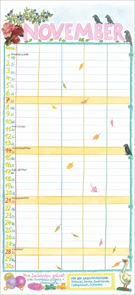 Kohwagner Unser Familienkalender