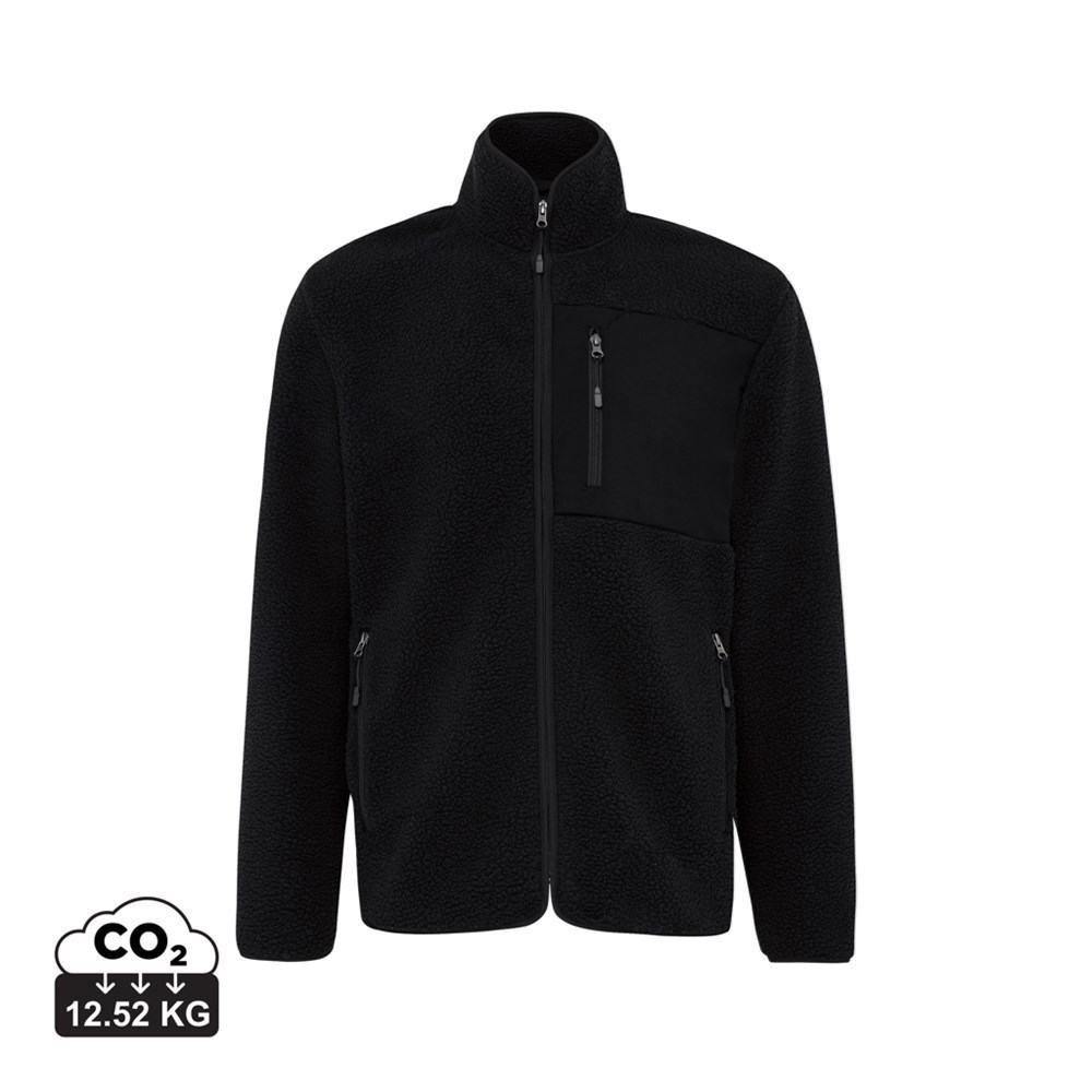 IQONIQ Diran Fleecejacke aus recyceltem Polyesterflor