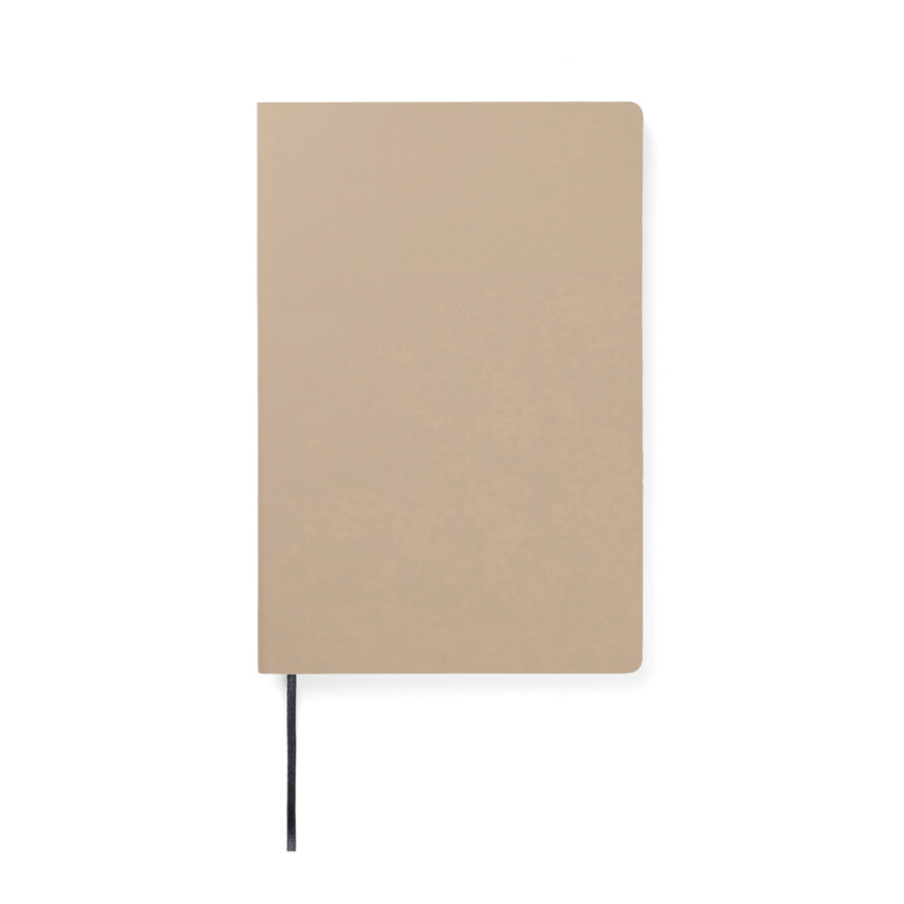 VINGA Baltimore RCS PU Softcover Notizbuch - greige (± PMS 16-0906 TPG)