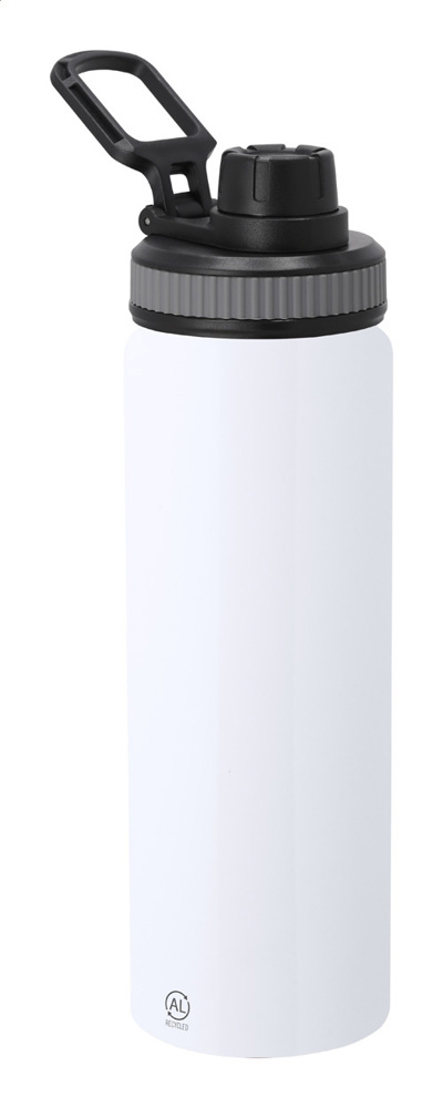 Skizz - Trinkflasche aus recyceltem Aluminium - Weiß