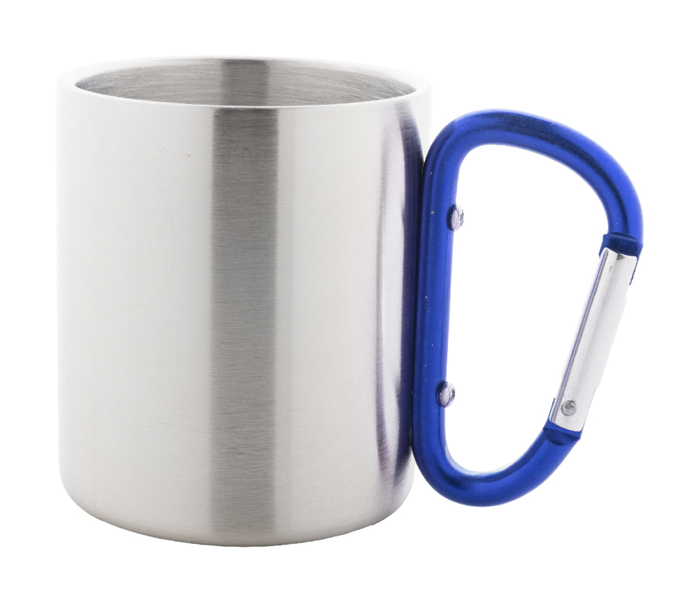 Cadisha - Edelstahlbecher - blau/silber