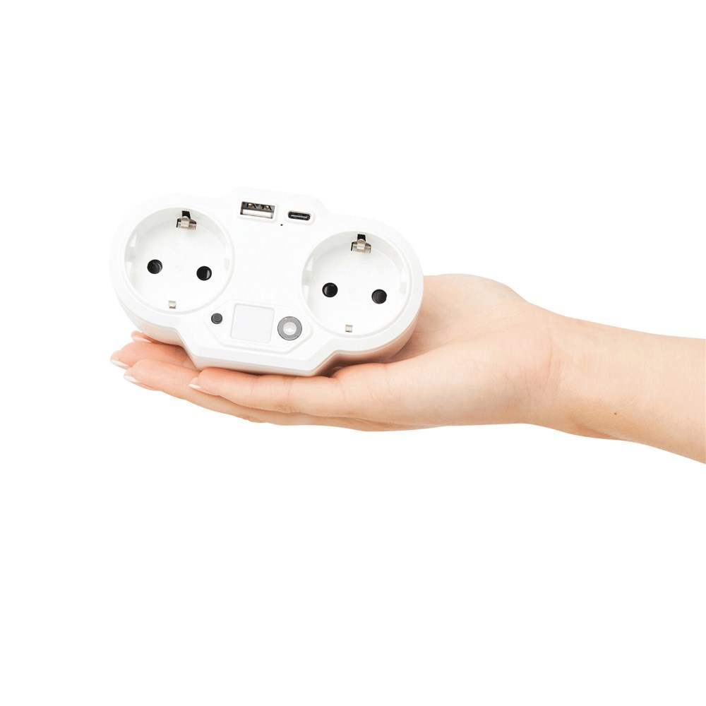 USB-Adapter-Stecker-Netzteil mit Nachtlicht ENDLESS POWER NIGHT