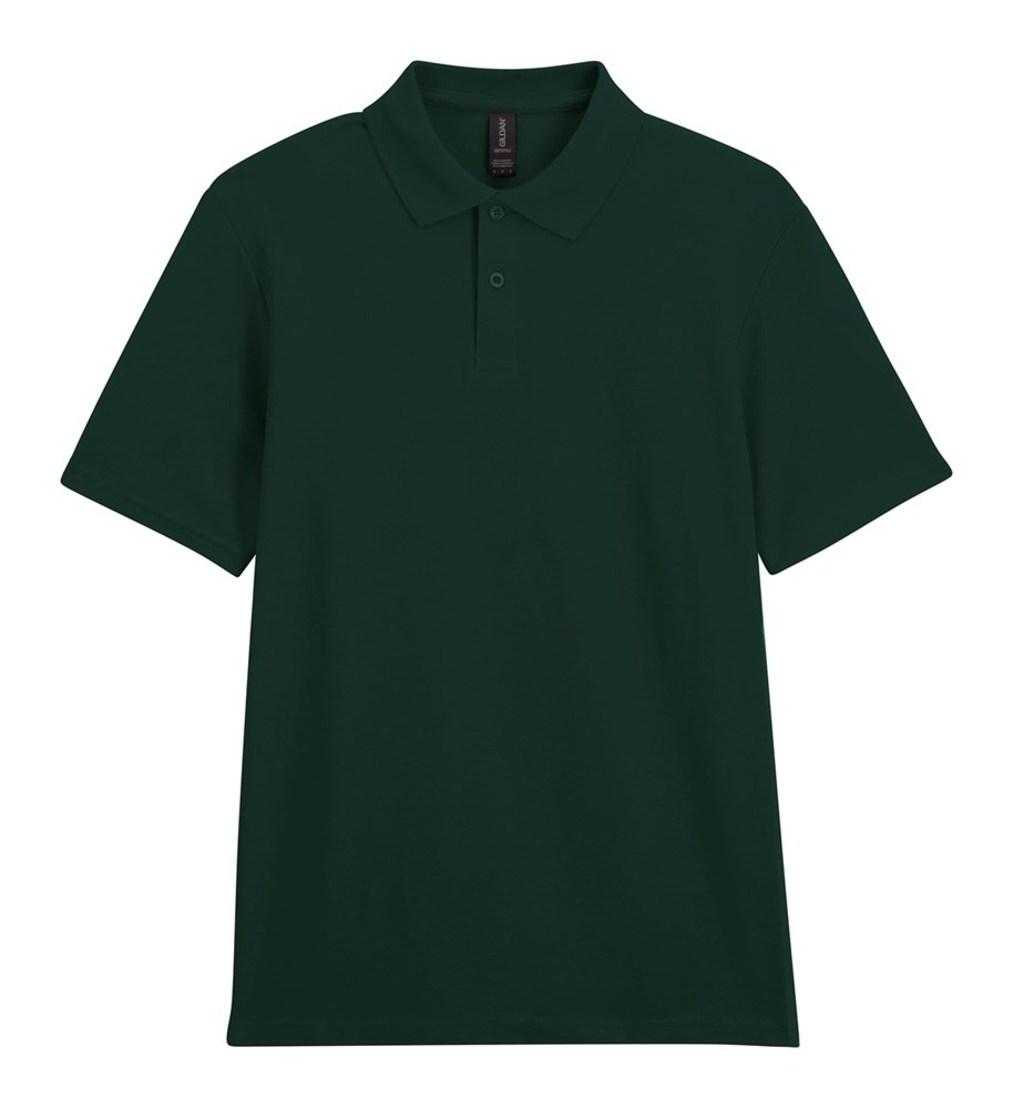 Softstyle Pique - Polo-Shirt - Größe M-dunkel grün