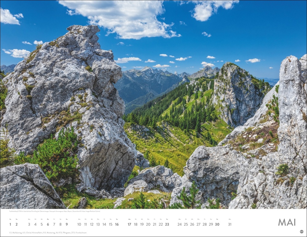 Faszination Alpen Posterkalender