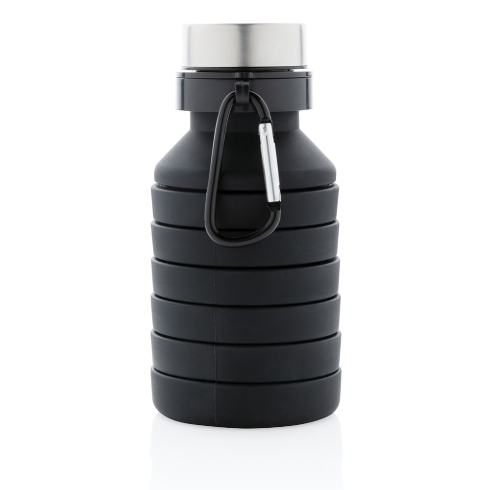 Auslaufgeschützte faltbare Silikonflasche Auslaufgeschützte faltbare Silikonflasche