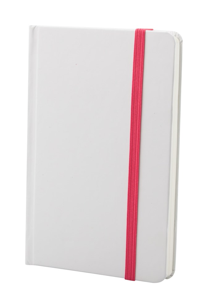 Pendula A6 - Notizbuch - pink/weiß