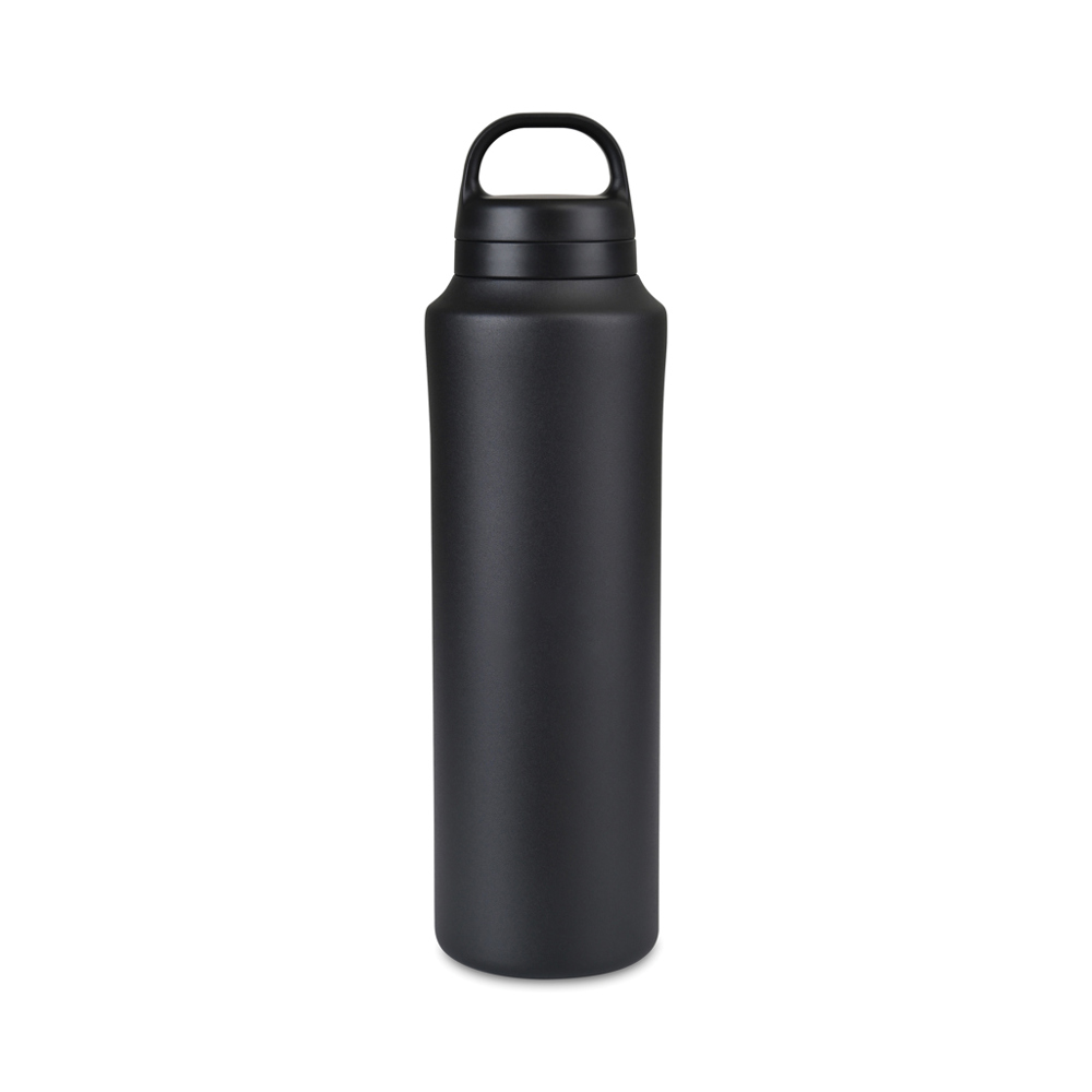 Aviana™ Rowan RCS recycelte Wasserflasche 740ml - schwarz (± PMS Black)