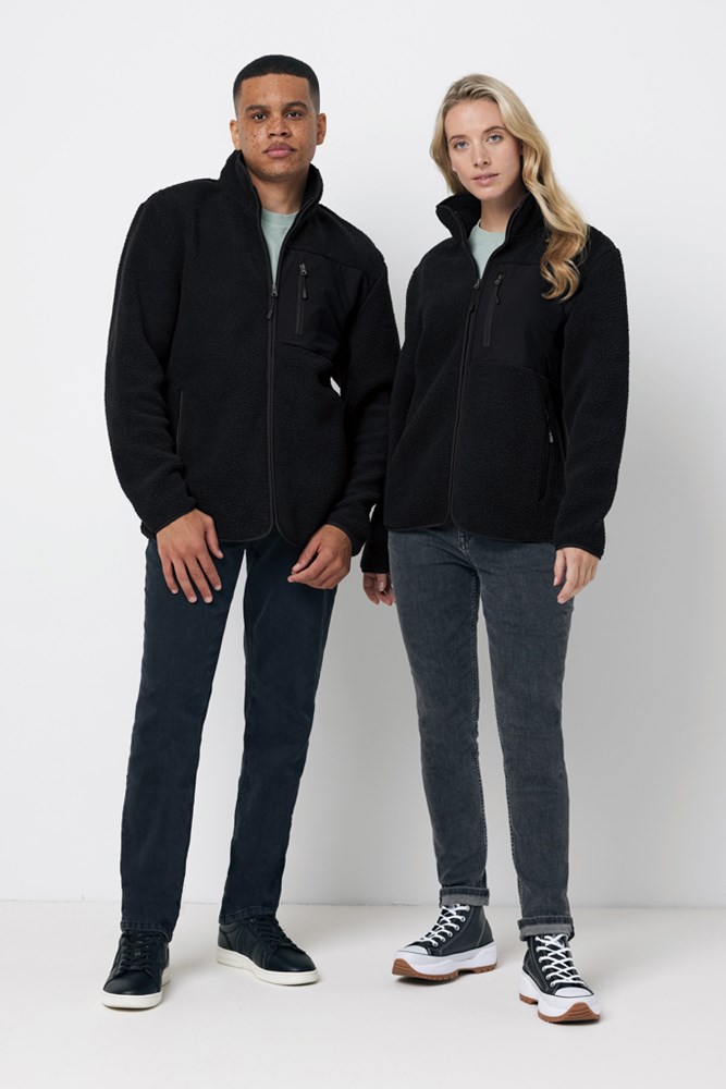 IQONIQ Diran Fleecejacke aus recyceltem Polyesterflor