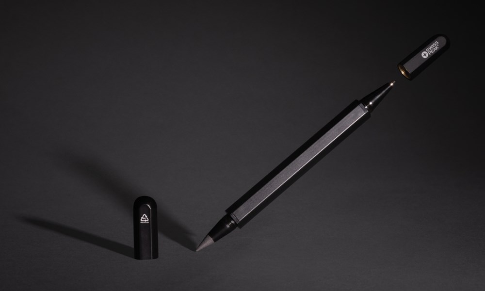 Swiss Peak Storm Dual-Tip-Pen aus RCS recyceltem Aluminum
