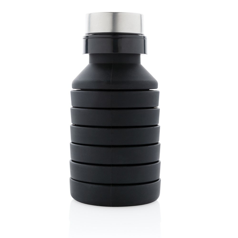 Auslaufgeschützte faltbare Silikonflasche Auslaufgeschützte faltbare Silikonflasche
