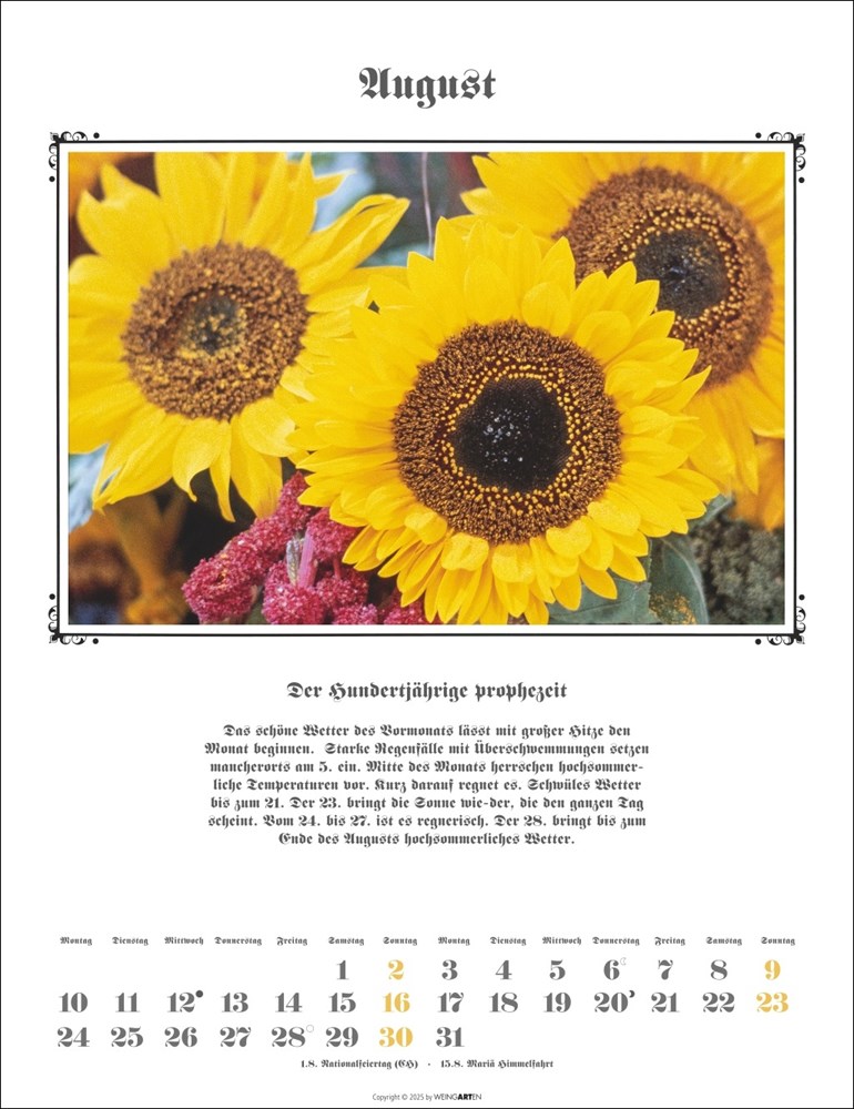 Der Hundertjährige Kalender Der Hundertjährige Kalender