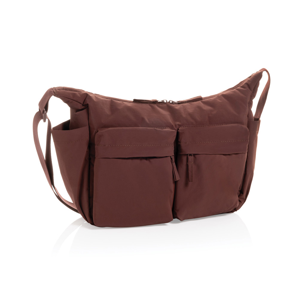 KENTO URBAN gepolsterte Crossover-Tasche aus RCS rec. Nylon - burgunderrot (± PMS burgundy)