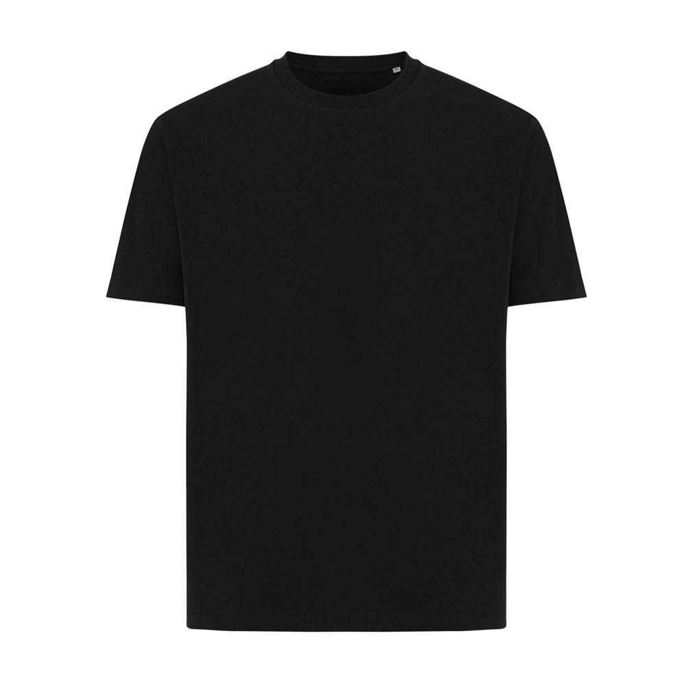 IQONIQ Teide T-Shirt aus recycelter Baumwolle - schwarz (± PMS Black)