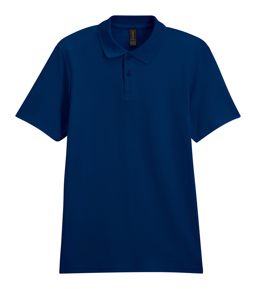 Softstyle Pique - Polo-Shirt - Größe M- dunkel blau