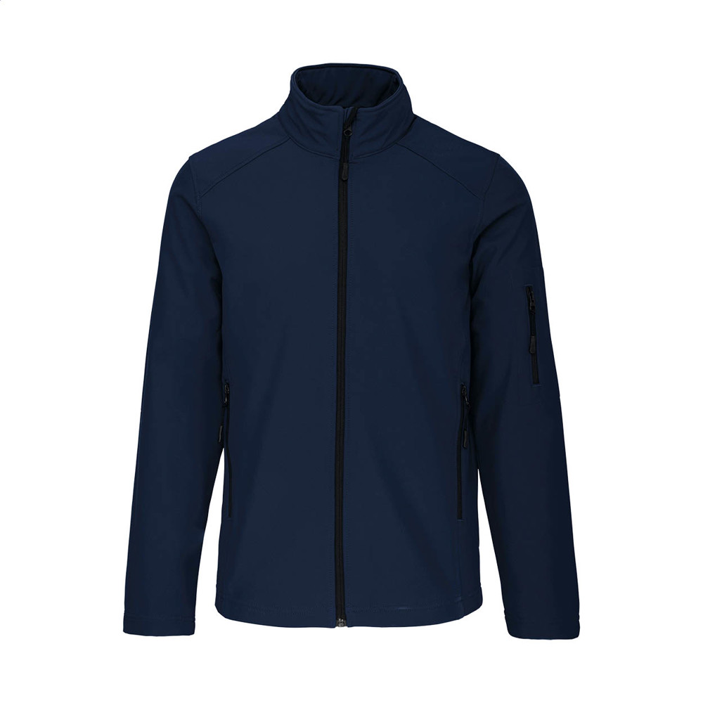 KA401 - Dreilagige Softshelljacke - Dunkelblau
