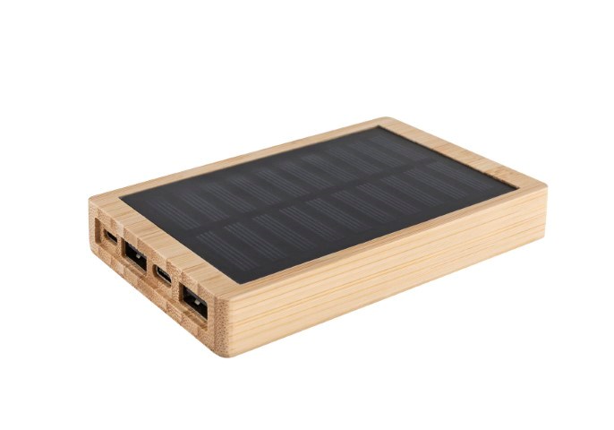 Metmaxx® "SolarBankProBamboo"