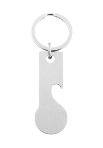 Metmaxx® EK-Schlüsselanhänger "Style&Open" silber