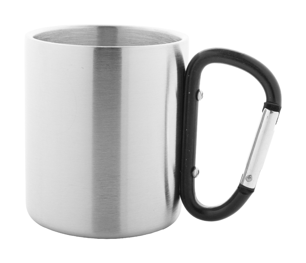 Cadisha - Edelstahlbecher - schwarz/silber