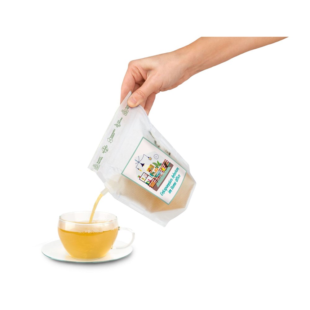 Werbe-Tee Tasty Berry, wiederverwendbarer Brühbeutel Werbe-Tee Tasty Berry, wiederverwendbarer Brühbeutel