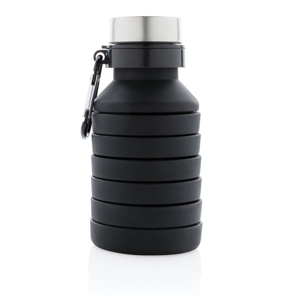 Auslaufgeschützte faltbare Silikonflasche Auslaufgeschützte faltbare Silikonflasche