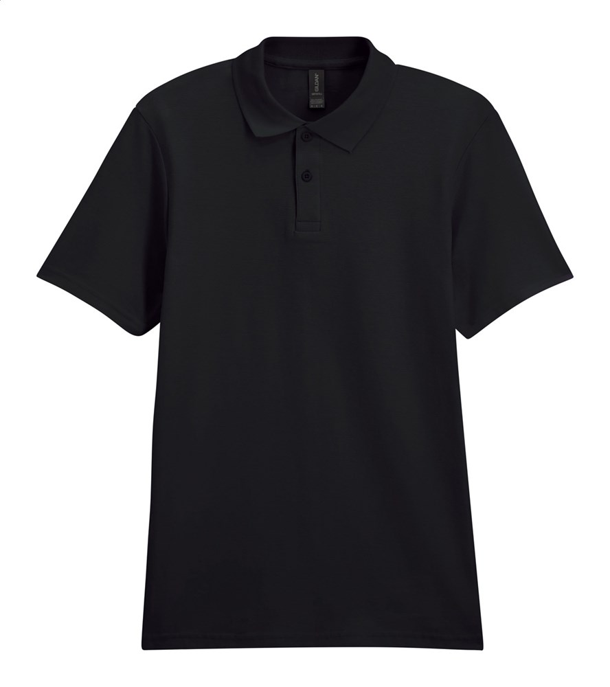Softstyle Pique - Polo-Shirt - Größe XXL-schwarz