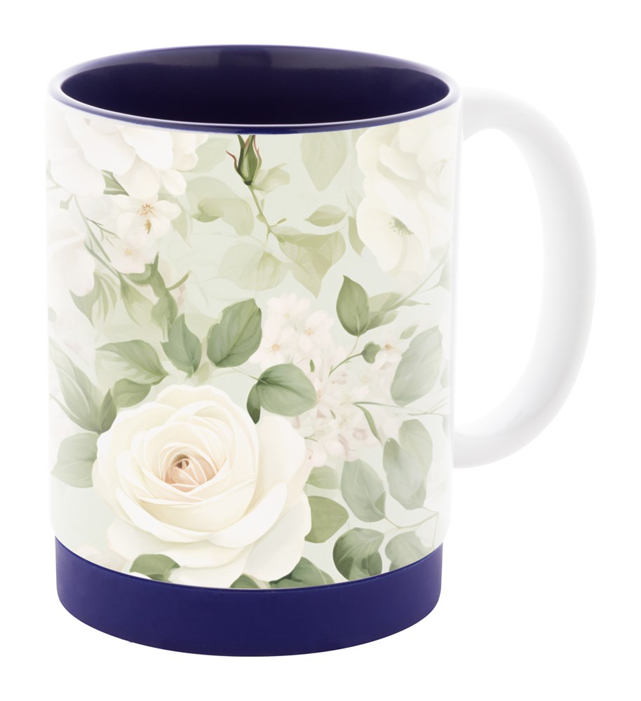 MultiColour Plus - Sublimationstasse - blau/weiß