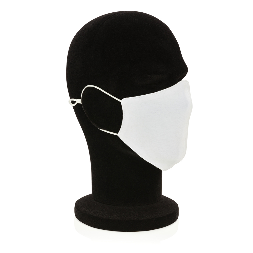 Wiederverwendbare 2-lagige Baumwoll-Gesichtsmaske
