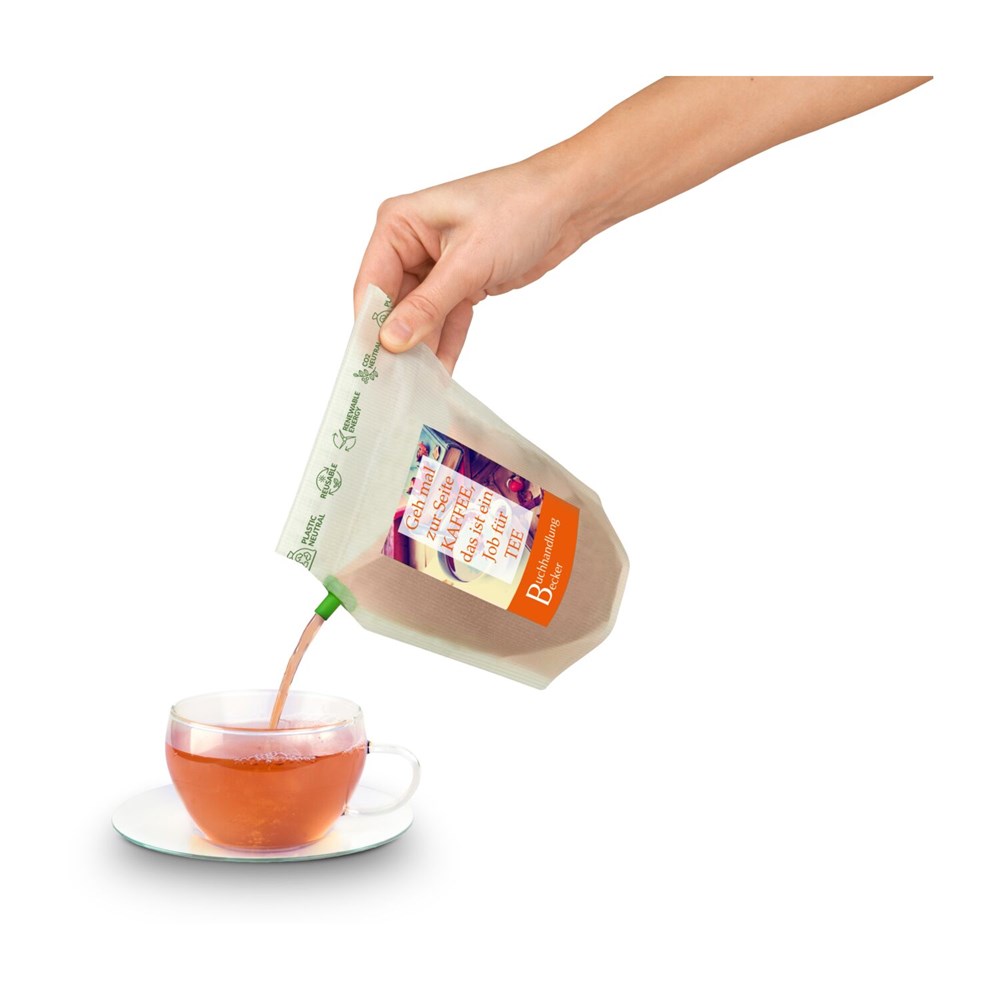 Werbe-Tee Tasty Berry, wiederverwendbarer Brühbeutel Werbe-Tee Tasty Berry, wiederverwendbarer Brühbeutel