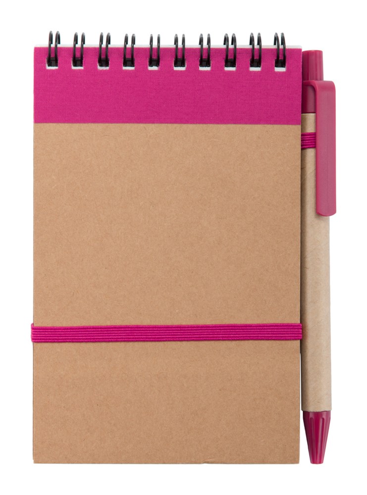 Platanus A6 - Notizblock - pink/natur