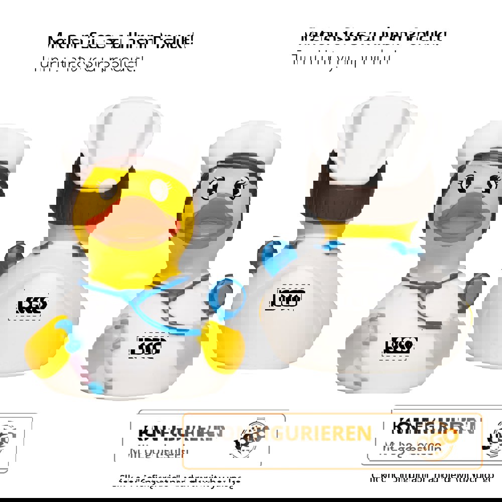 Quietsche-Ente Krankenschwester, multicolour, one size