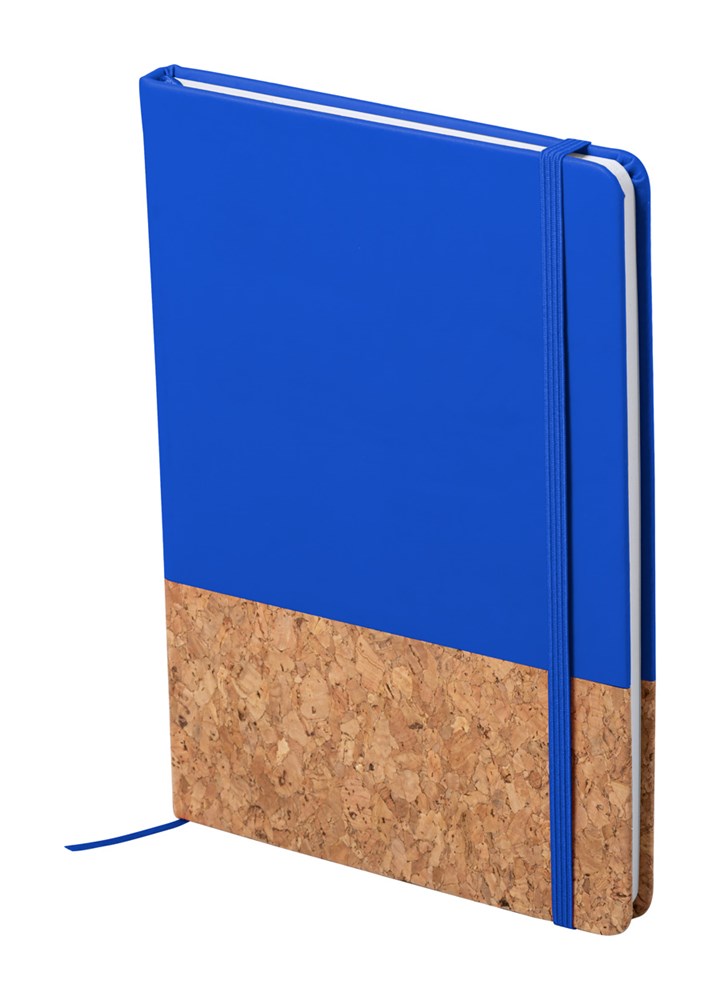 Purroc - Notizbuch - blau/natur