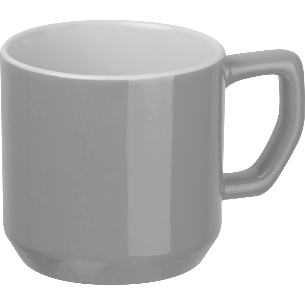 Keramiktasse Kyiv - Silbergrau