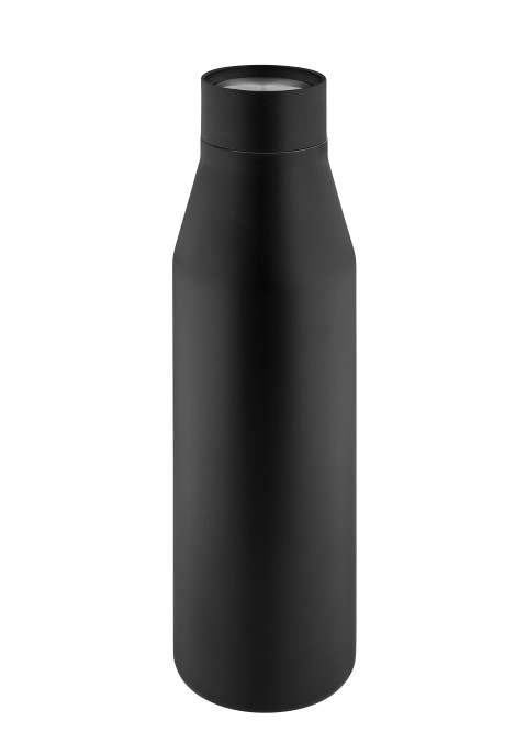 Metmaxx® Thermoflasche "Click'n Go" blau - Schwarz