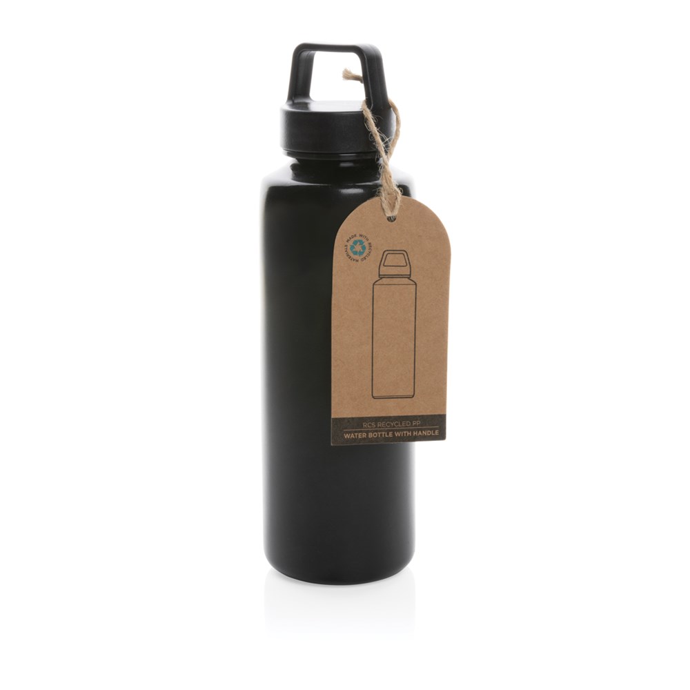 Wasserflasche mit Henkel aus RCS rPP