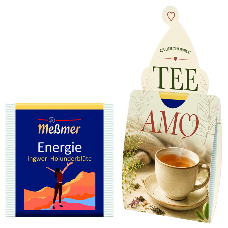 Tee Amo Meßmer Tee Energie Ingwer-Holunderblüte