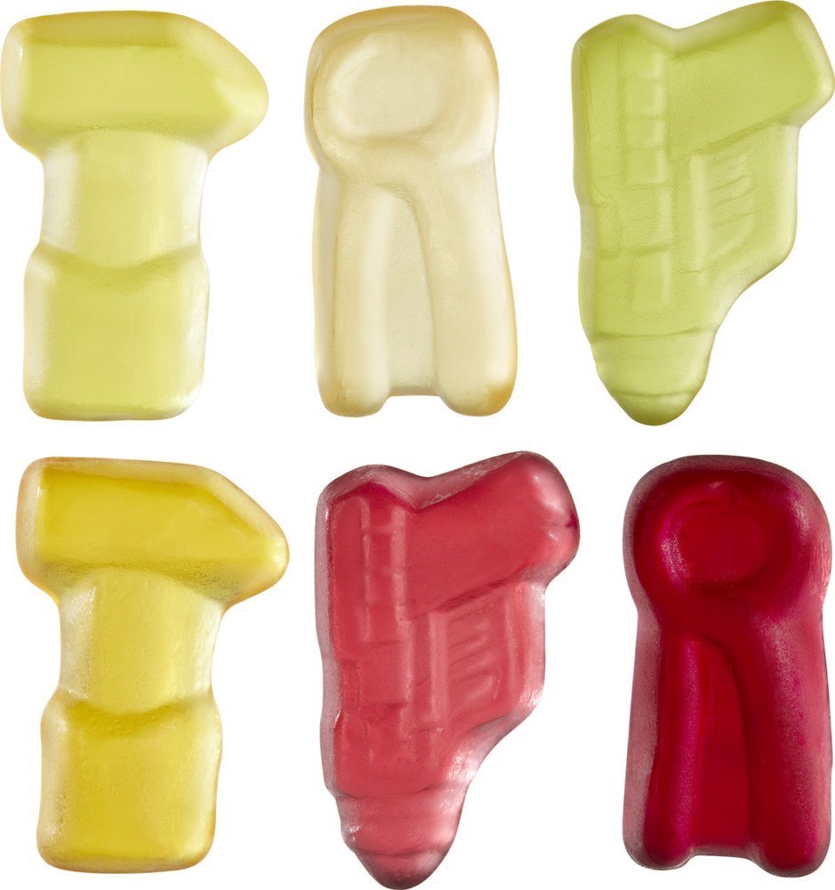 Fruchtgummi-Standardformen 20 g, Werkzeuge im konventionelle Tütchen, Vegan