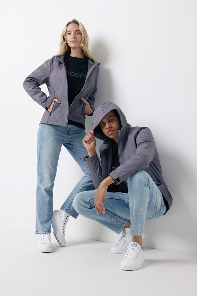 IQONIQ Makalu Herren Softshelljacke aus recyceltem Polyester