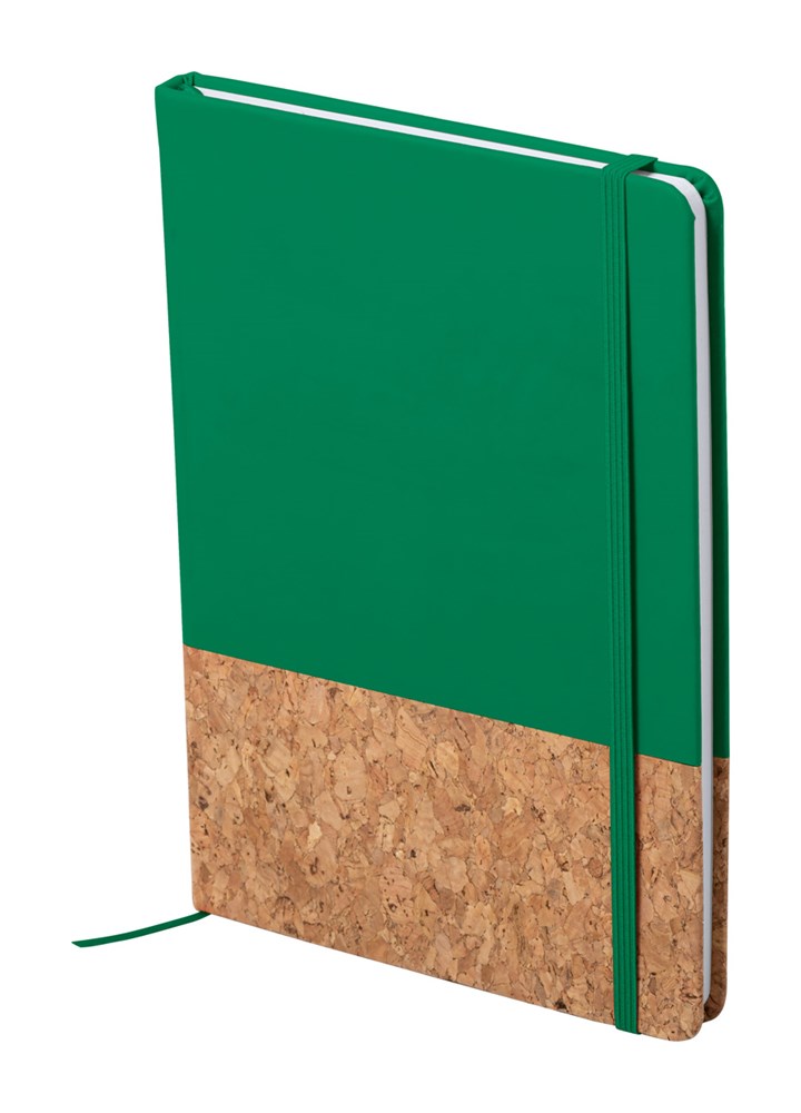 Purroc - Notizbuch - grün/natur