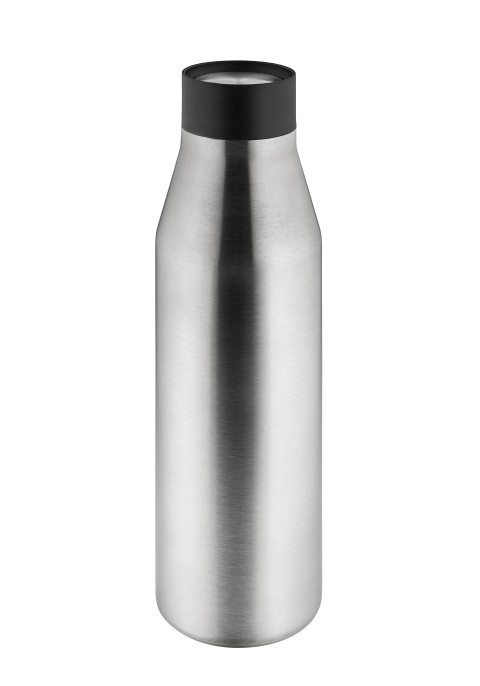 Metmaxx® Thermoflasche "Click'n Go" blau - Silber