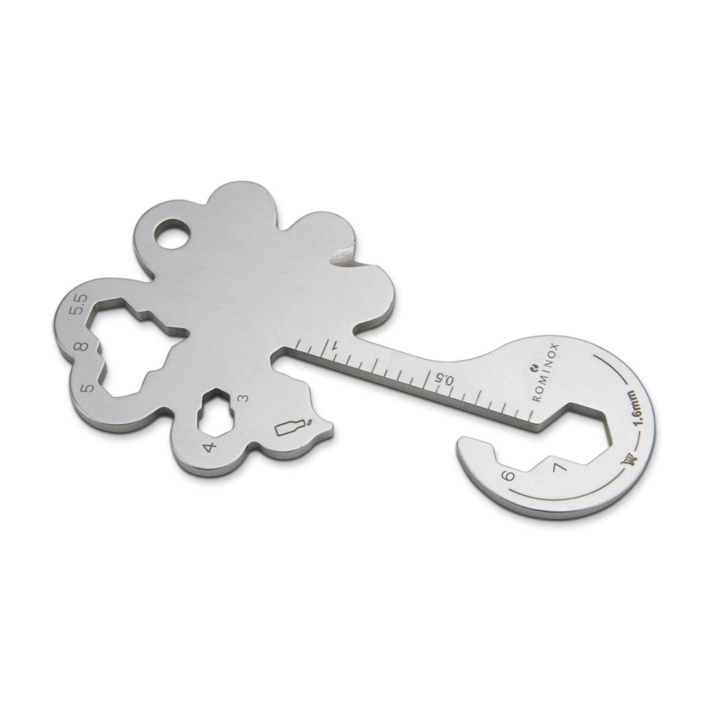 ROMINOX® Key Tool // Lucky Charm - 19 functions (Kleeblatt Glücksbringer)