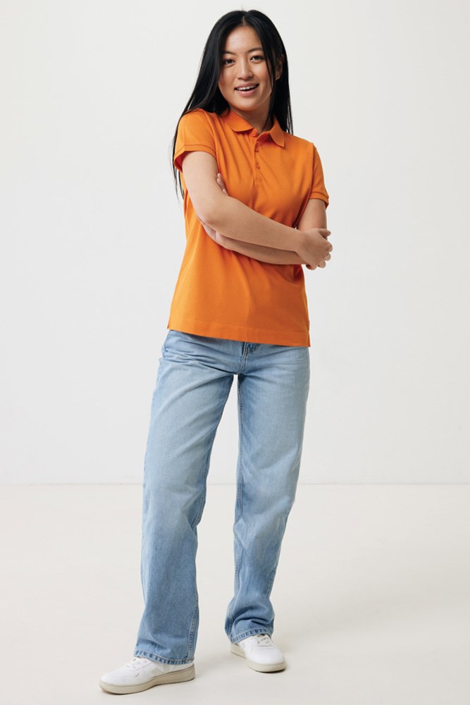 IQONIQ Yosemite Damen Piqué-Poloshirt aus rec. Baumwolle